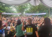 Pecah ! Ribuan Warga Inhil Ramaikan Senam Sehat Fermadani – Bermarwah