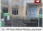 Masih Berdiri Kokoh APK Paslon Walikota Pekanbaru di Lingkungan Pendidikan, Diduga Lolos dari Pengawasan Bawaslu dan KPU