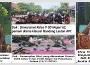 Tingkatkan Kreatifitas Anak, Kepsek SDN 62 Taja P5 Bertemakan ‘ Bandung Lautan Api’