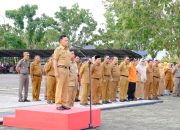 Bupati Asmar Pimpin Apel Perdana Tahun 2025