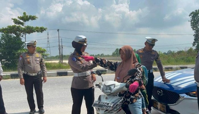 Satlantas Polres Kampar Gencarkan Patroli Rutin