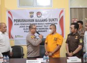 Polres Meranti Gelar Press Release Pemusnahan Barang Bukti Narkotika Jenis Sabu Sebanyak 78,87 Gram