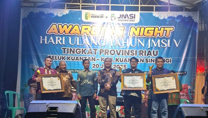 PT Riau Petroleum Rokan Raih Penghargaan “Mitra Strategis Pembangunan Riau” di Malam Anugerah JMSI Riau Award 2025