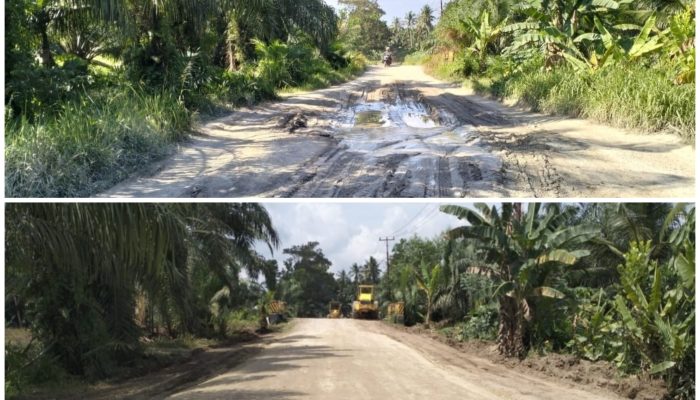 Jalan Bagan Jaya Enok Fungsional 32,7 Km, Mimpi Warga Inhil Terwujud Berkat Gubri Abdul Wahid