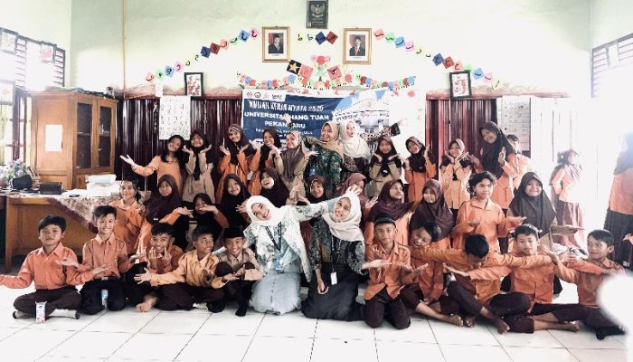 Mahasiswa KKN Universitas Hang Tuah Pekanbaru Gelar Edukasi PHBS dan Sosialisasi Dokter Kecil di SD 001 Ukui